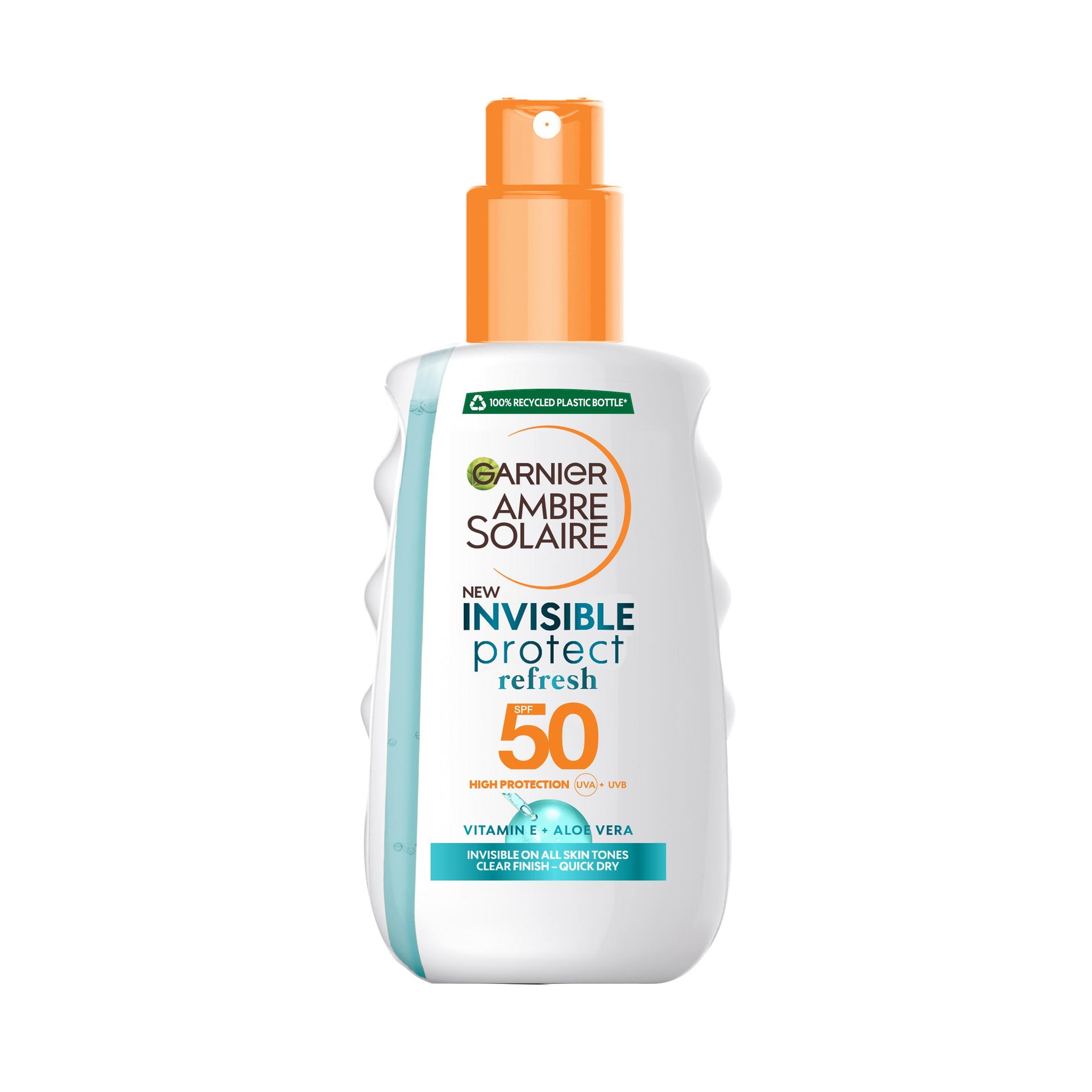 Ambre Solaire Invisible Protect Refresh SPF50 suihke.