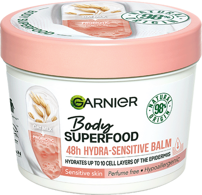 Garnier Superfood Hypoallergenic Oat Milk Body Cream.