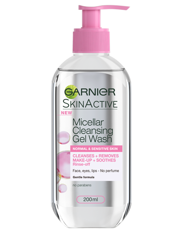Garnier Micellar Cleansing Gel.