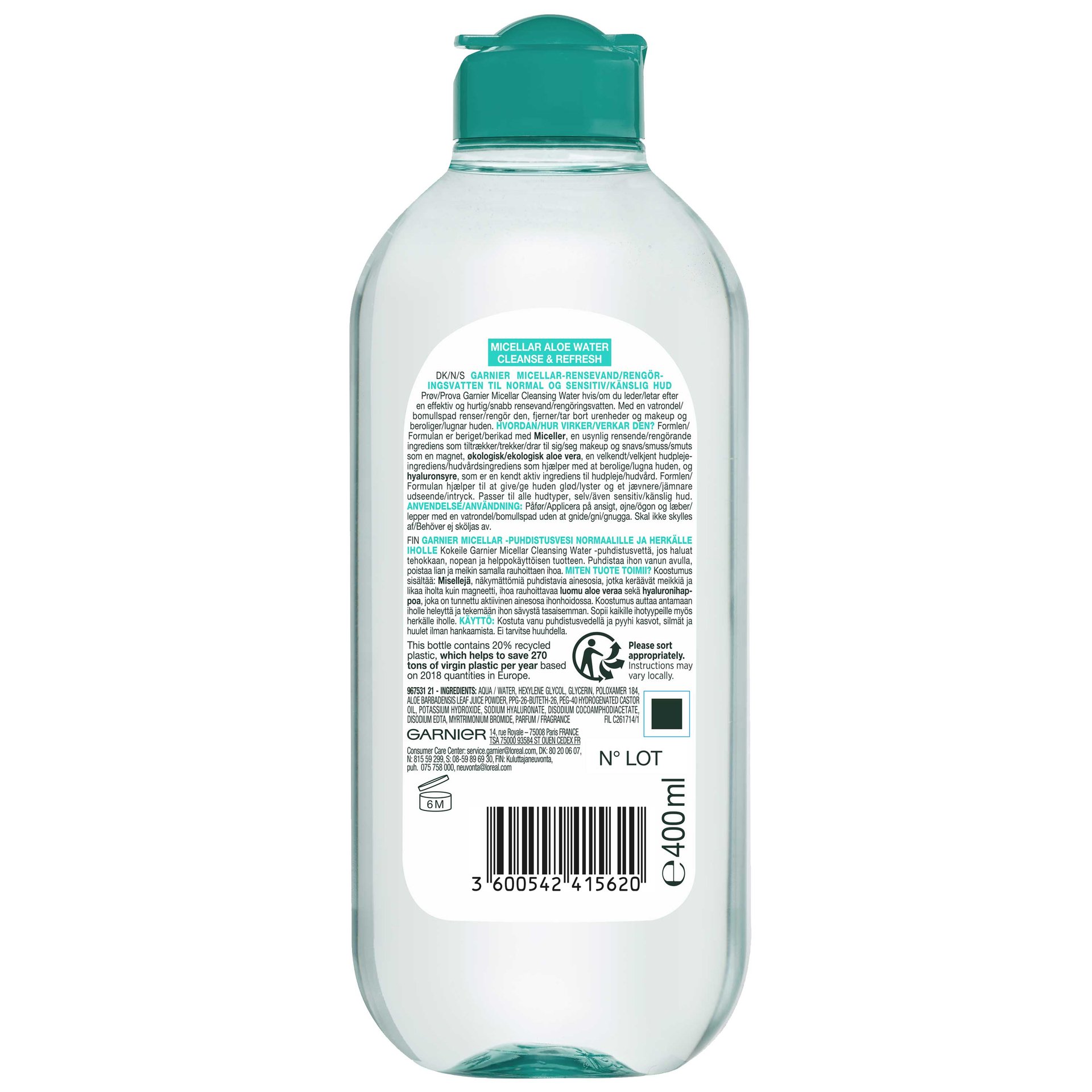 Garnier Hyaluronic Aloe Micellar 2