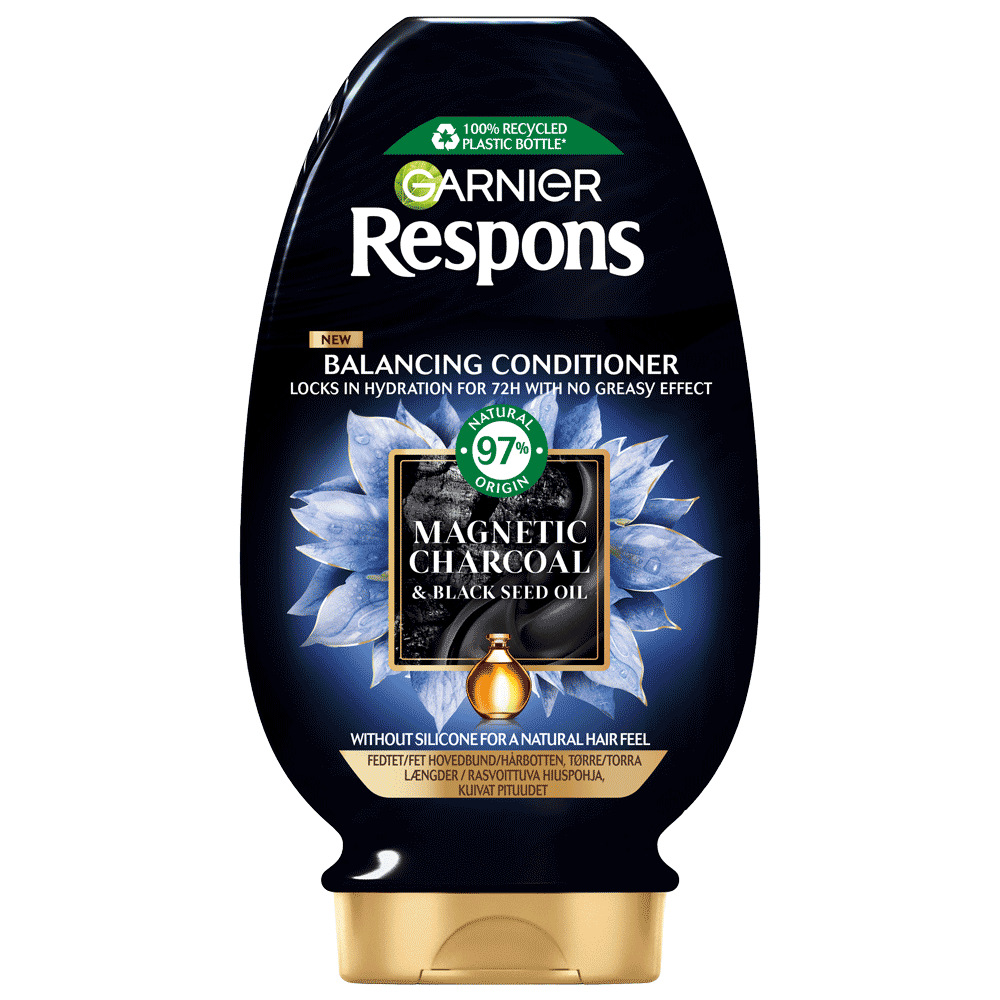 Garnier Fructis Magnetic Charcoal Conditioner.