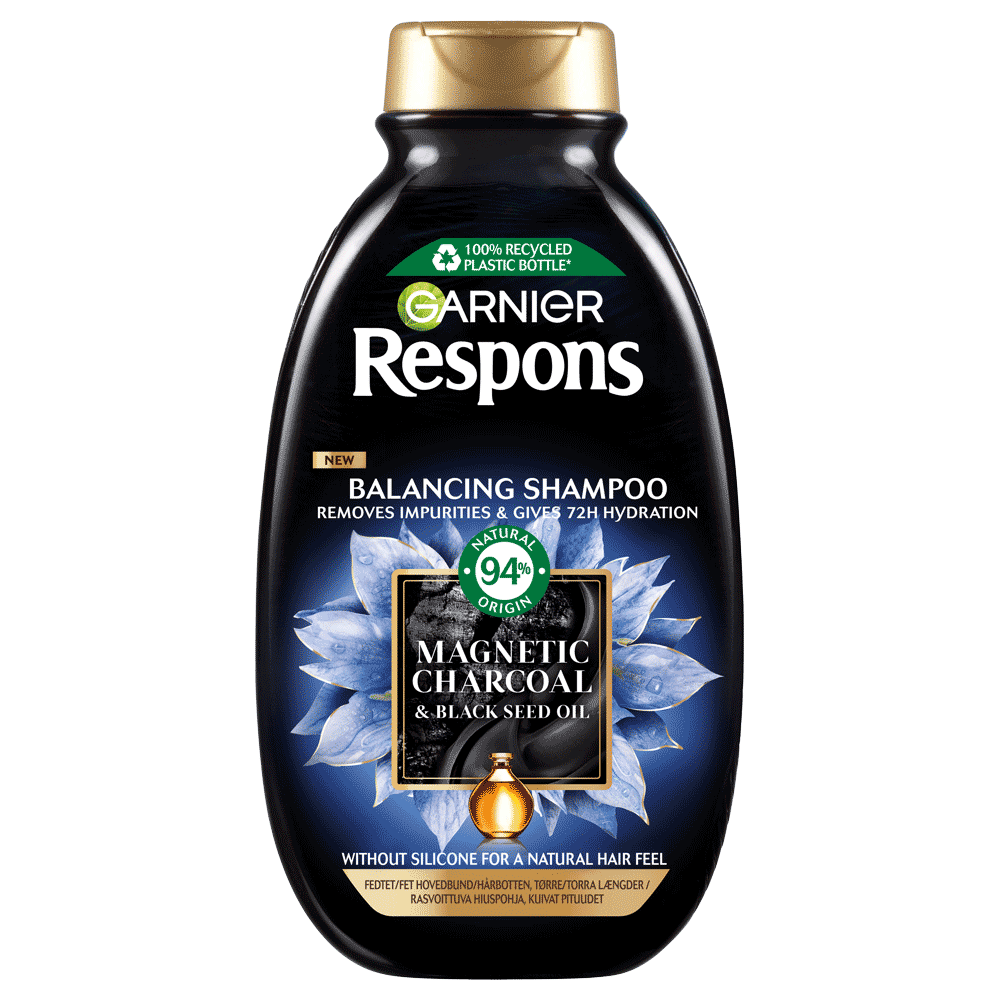 Garnier Fructis Magnetic Charcoal Shampoo.
