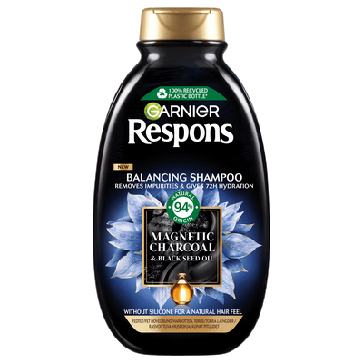 Garnier Fructis Magnetic Charcoal Shampoo.