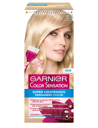 Garnier Color Sensation Lightest Blonde hiusväri.