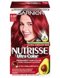 Garnier Nutrisse Ultra Color Fiery Red hiusväri.