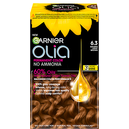 Garnier Olia Golden Light Brown hiusväri.